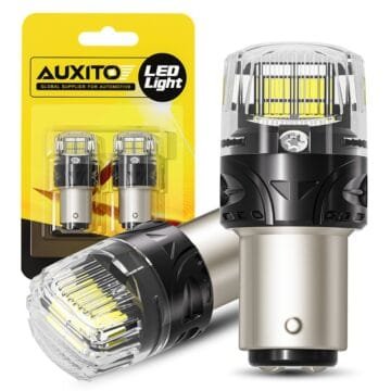 Bombillo LED AUXITO 1157 Doble Filamento P21/5W BAY15D 6500K Blanco (2 Unidades) - GX-1157-5
